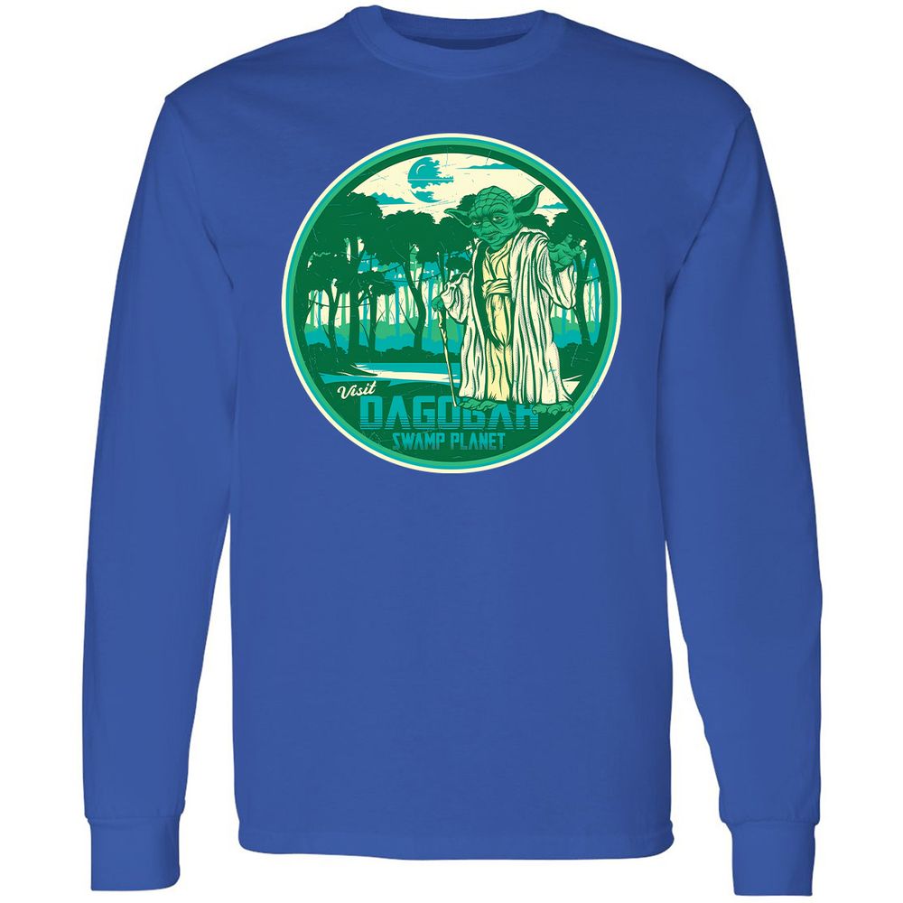Long Sleeve T-Shirt - B4JVWPYA - Royal - 8