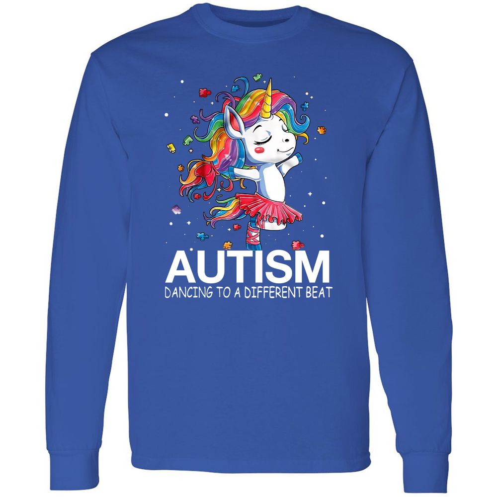 Long Sleeve T-Shirt - 2C5VN3EC - Royal - 8