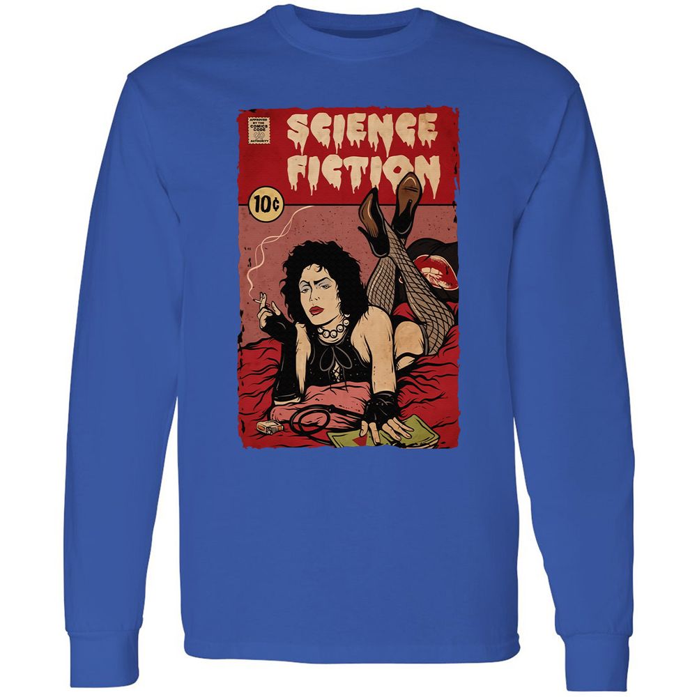 Long Sleeve T-Shirt - 7XFMQPA2 - Royal - 8
