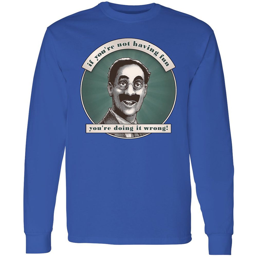 Long Sleeve T-Shirt - 71YCA7SH - Royal - 8