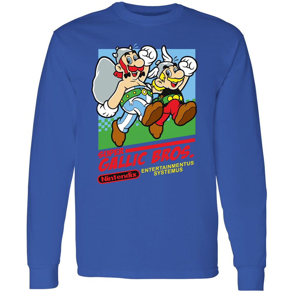 Long Sleeve T-Shirt - 6HBBQX5B - Royal - 8