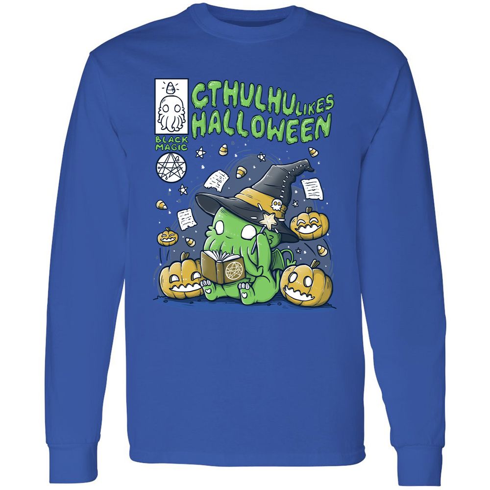 Long Sleeve T-Shirt - 4XXF1Q7N - Royal - 8
