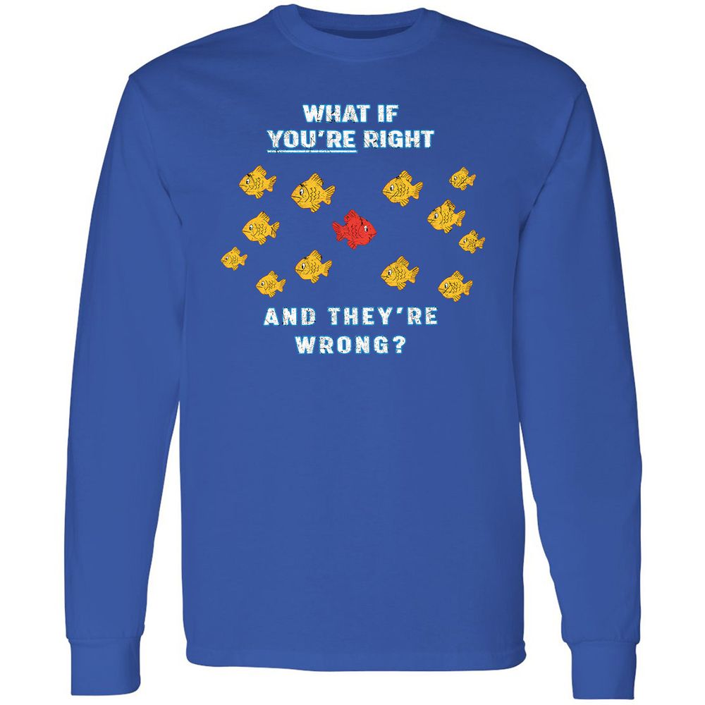 Long Sleeve T-Shirt - 73N43J7Q - Royal - 8