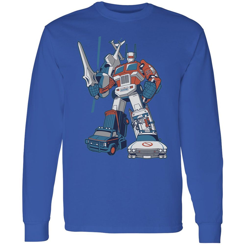 Long Sleeve T-Shirt - RFGZE3G5 - Royal - 8