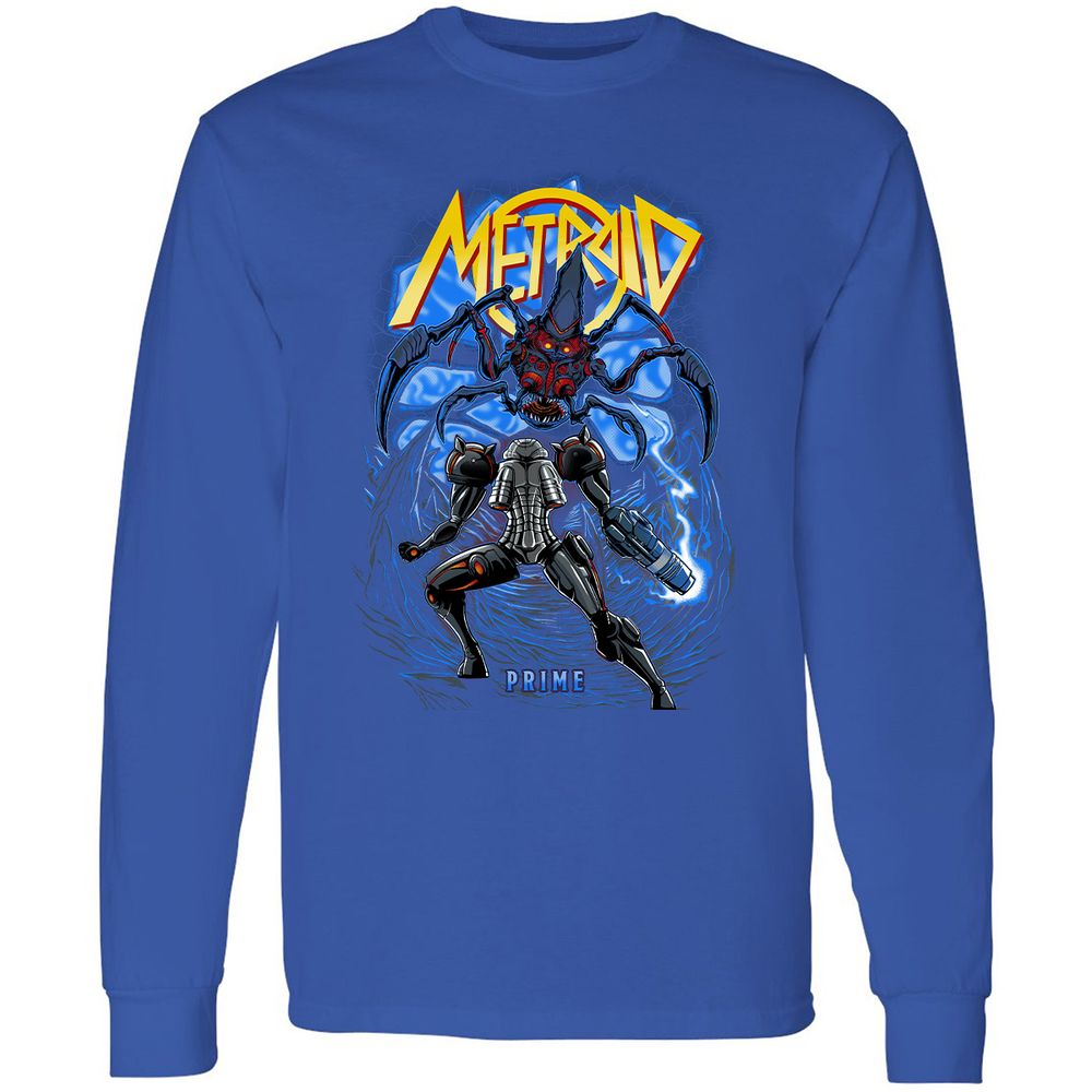 Long Sleeve T-Shirt - 9XA8TAZP - Royal - 8
