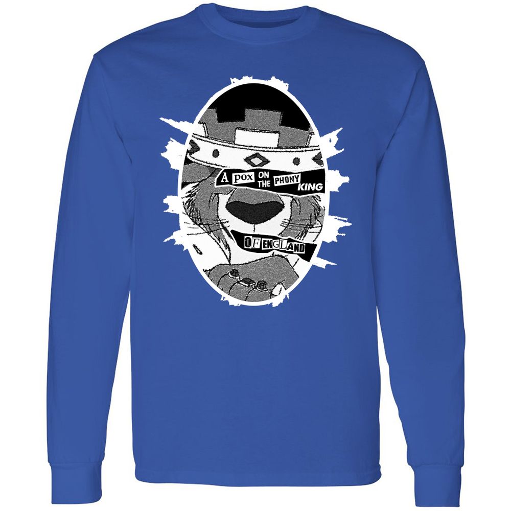 Long Sleeve T-Shirt - YWH3BVBC - Royal - 8
