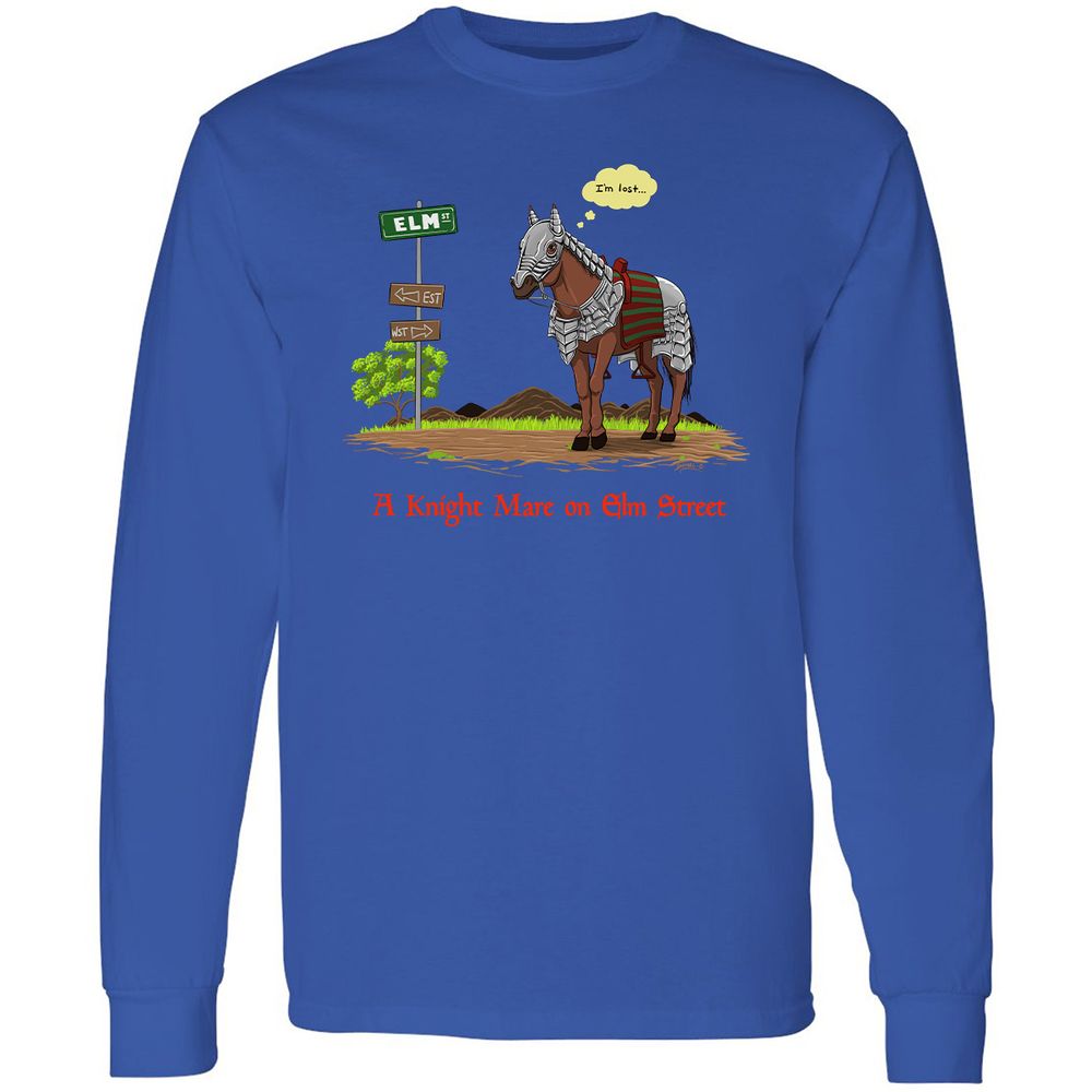 Long Sleeve T-Shirt - ZKMQQMWW - Royal - 8