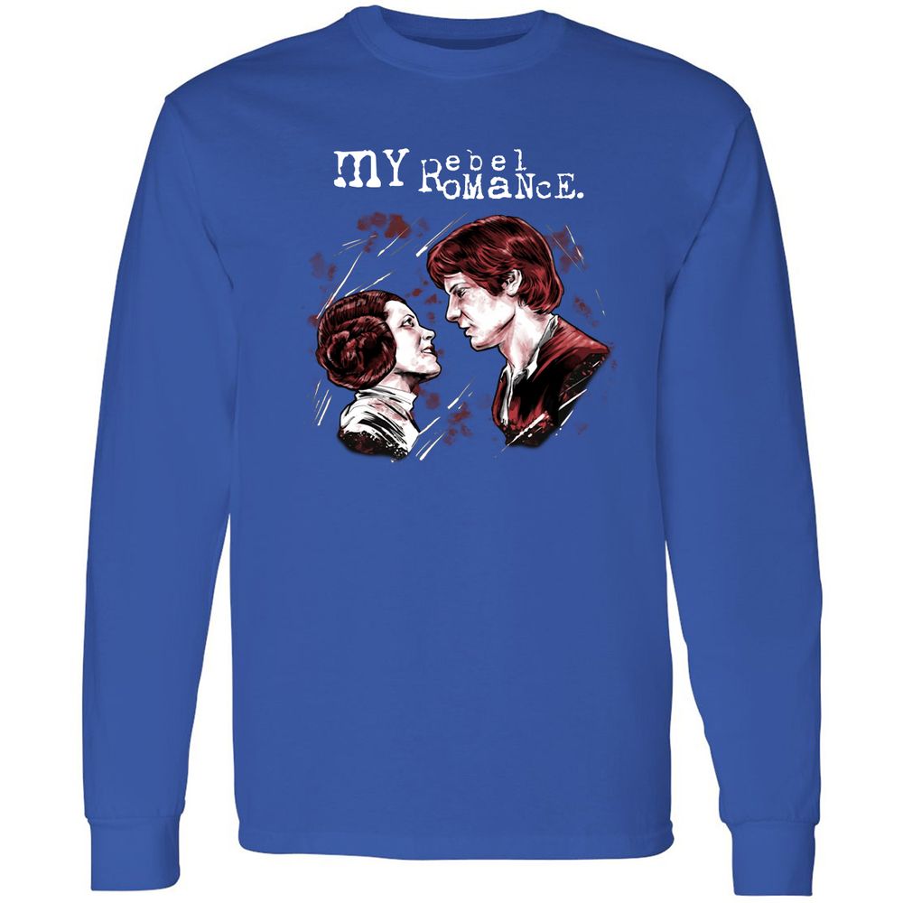 Long Sleeve T-Shirt - E58F9LM7 - Royal - 8