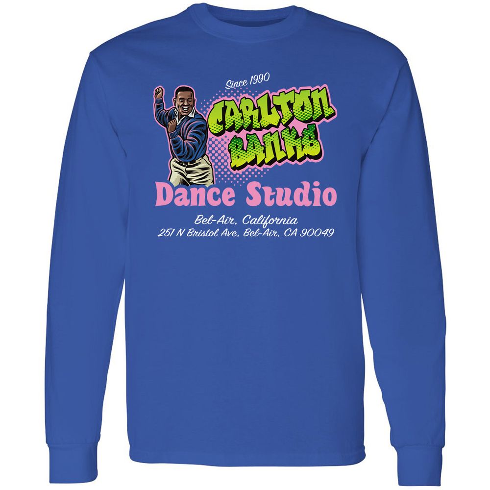 Long Sleeve T-Shirt - SA8RHNPQ - Royal - 8