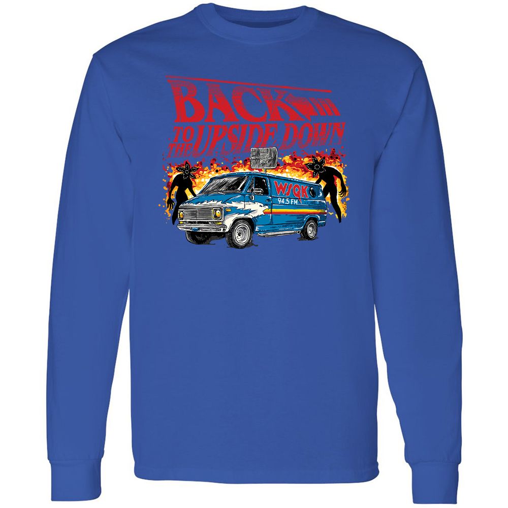 Long Sleeve T-Shirt - 3JUQEYDK - Royal - 8