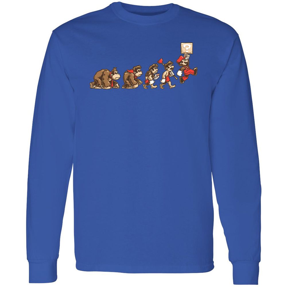 Long Sleeve T-Shirt - NG316HJC - Royal - 8