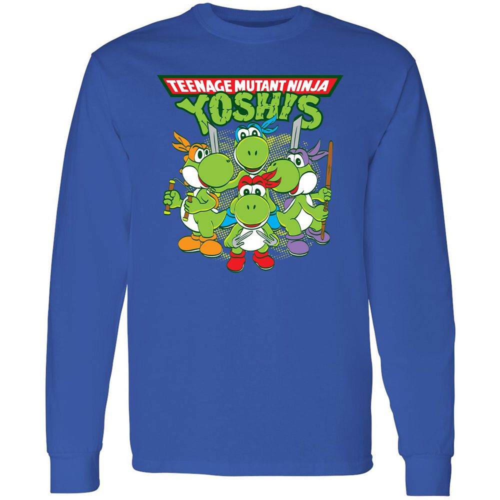 Long Sleeve T-Shirt - BPYK6ZTL - Royal - 8