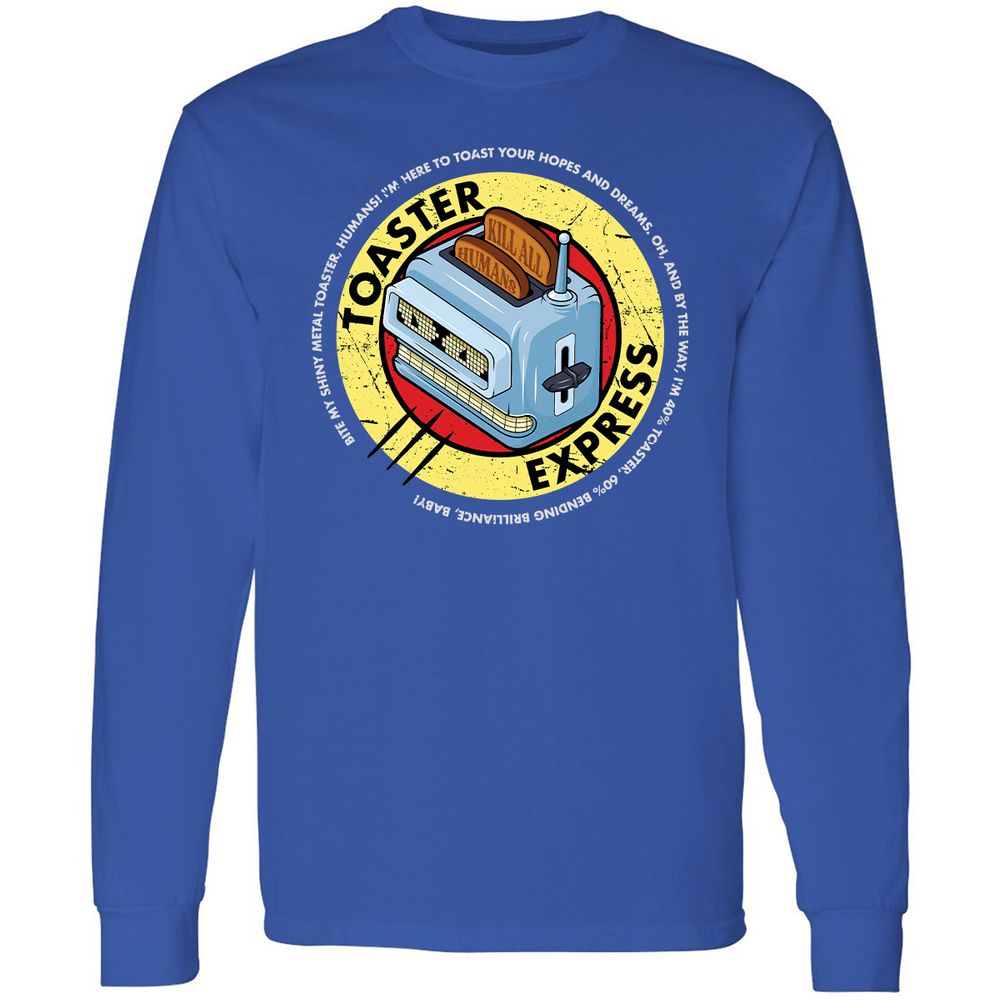 Long Sleeve T-Shirt - UPWF6Y5M - Royal - 8