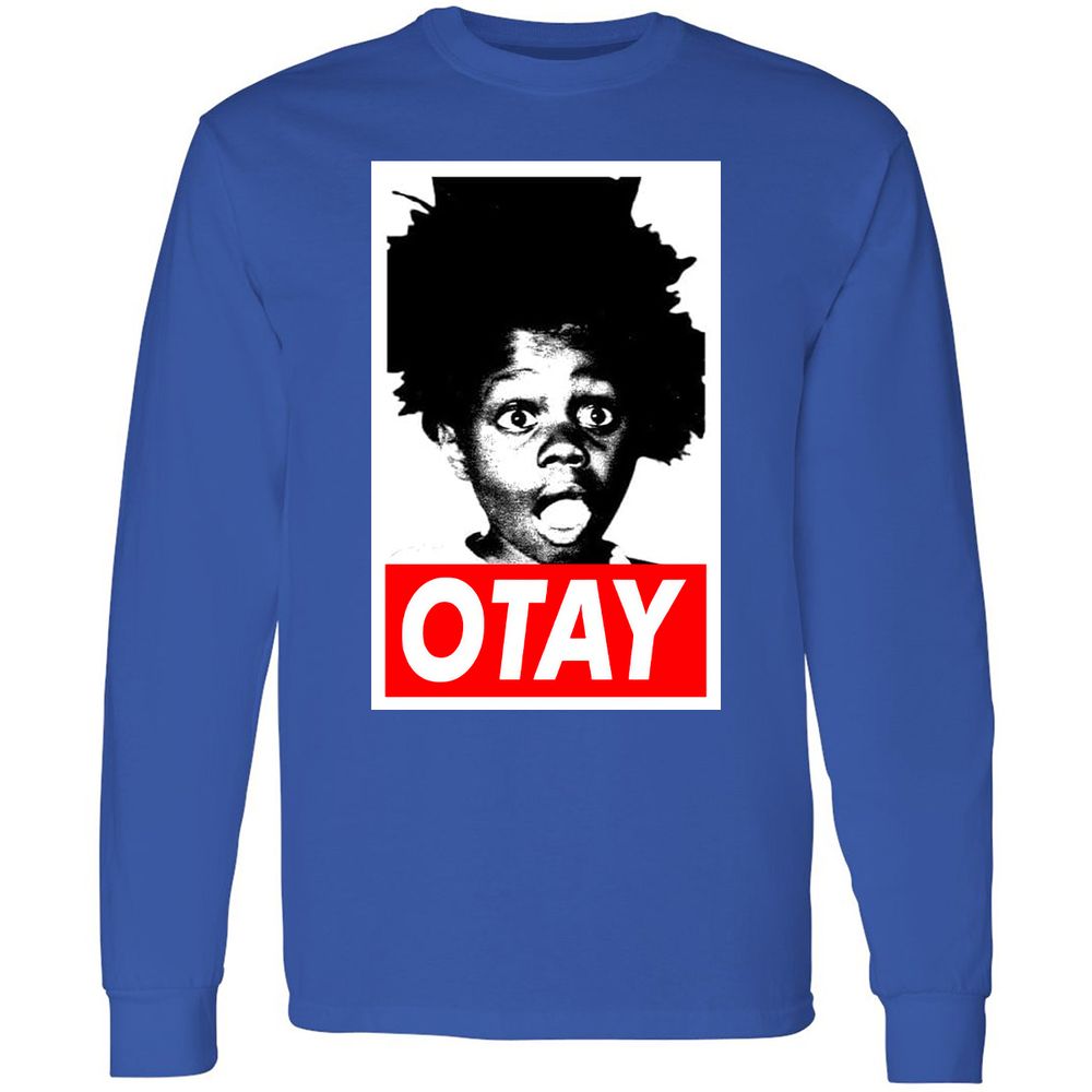 Long Sleeve T-Shirt - GZ91YK5A - Royal - 8