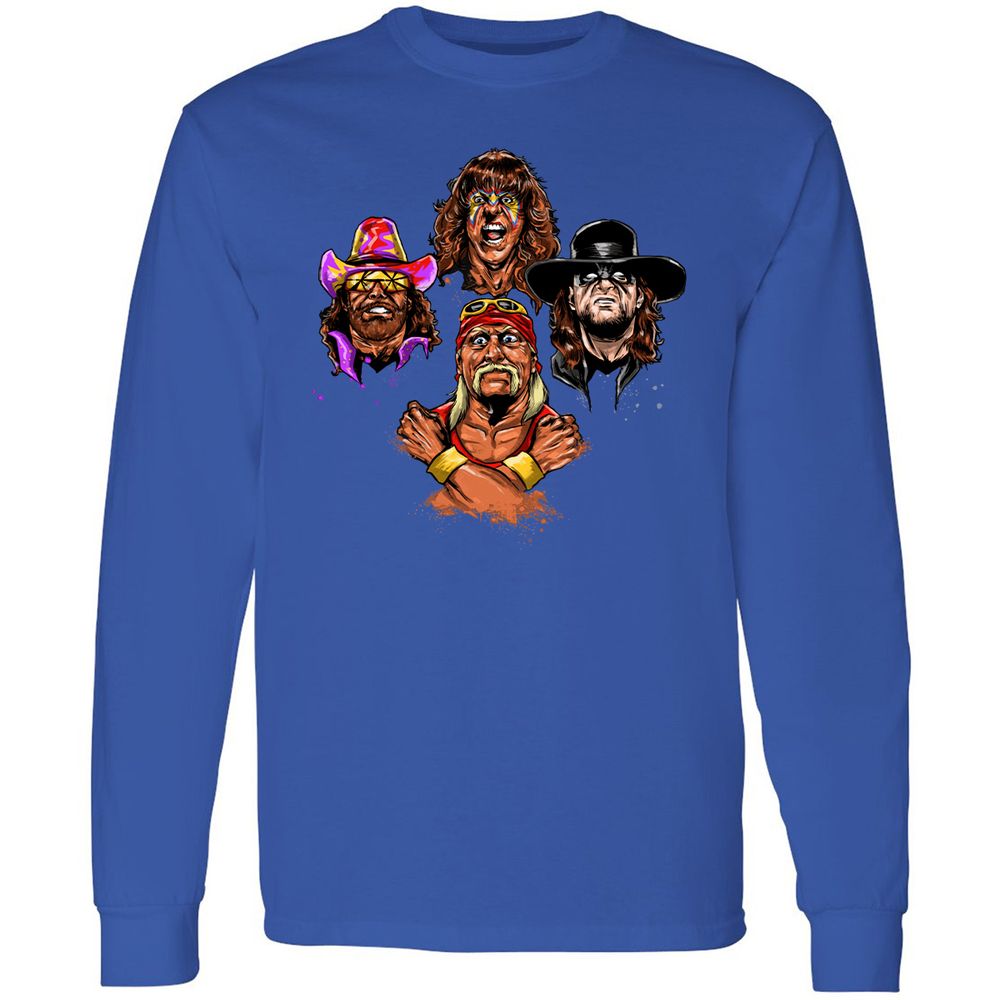 Long Sleeve T-Shirt - HWKATYDF - Royal - 8