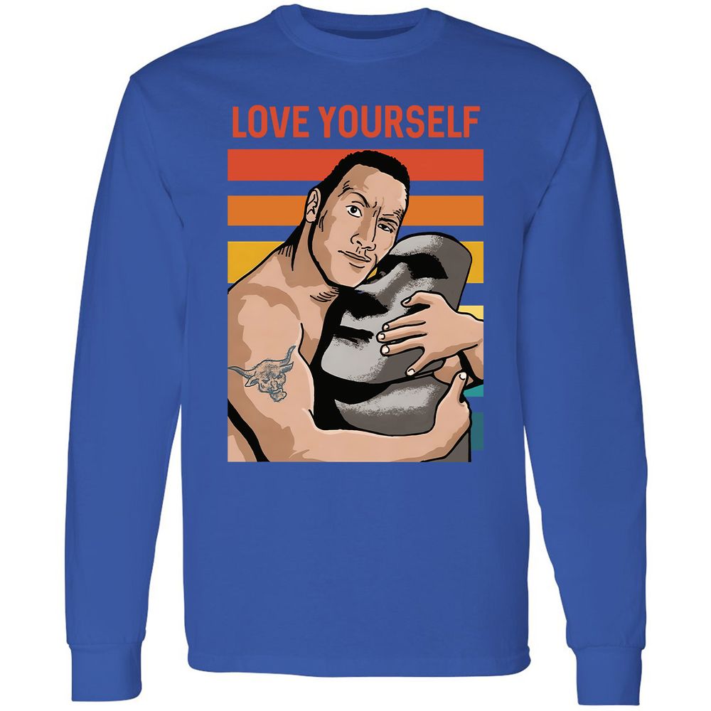 Long Sleeve T-Shirt - CS4YK7NJ - Royal - 8