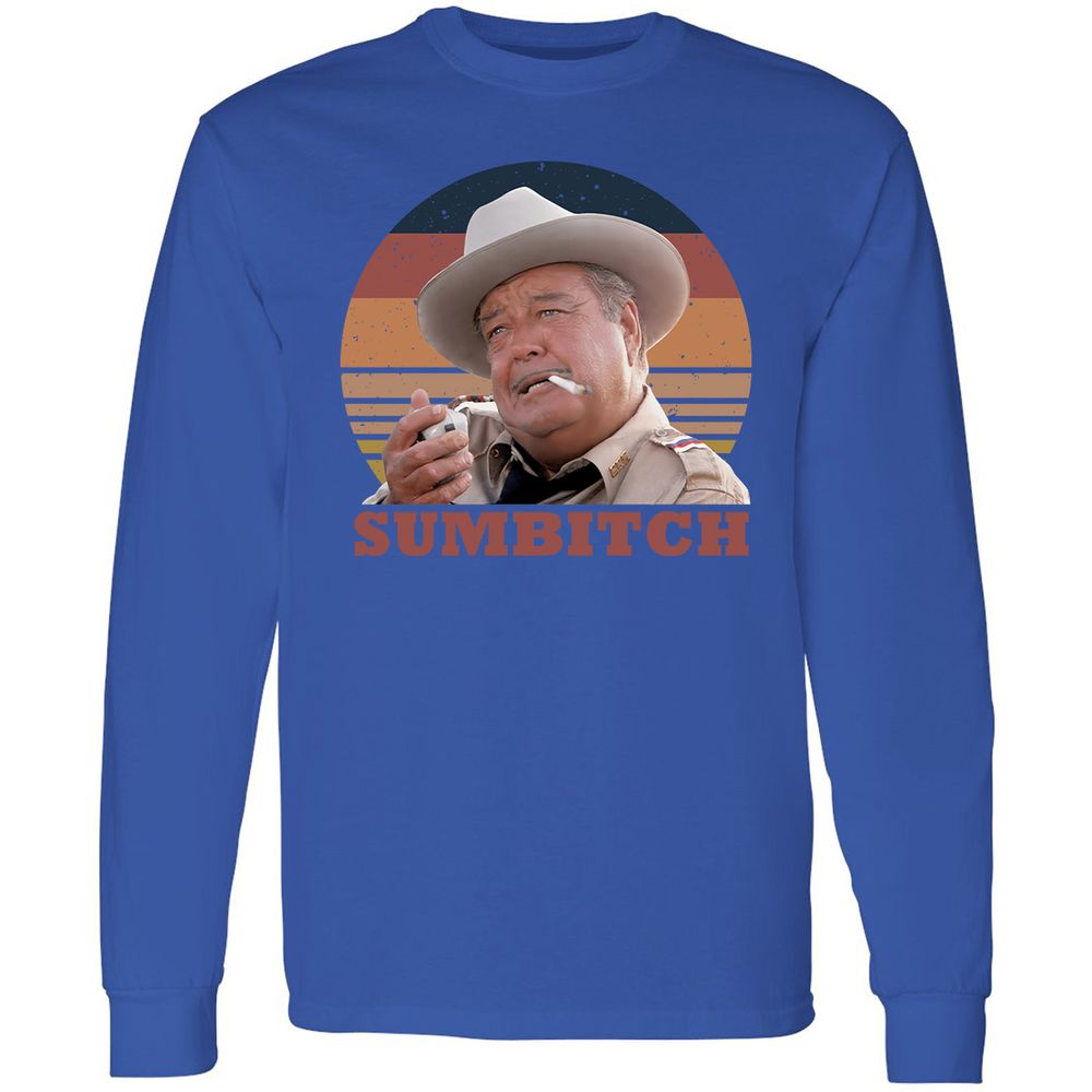 Long Sleeve T-Shirt - EBGUD7CL - Royal - 8