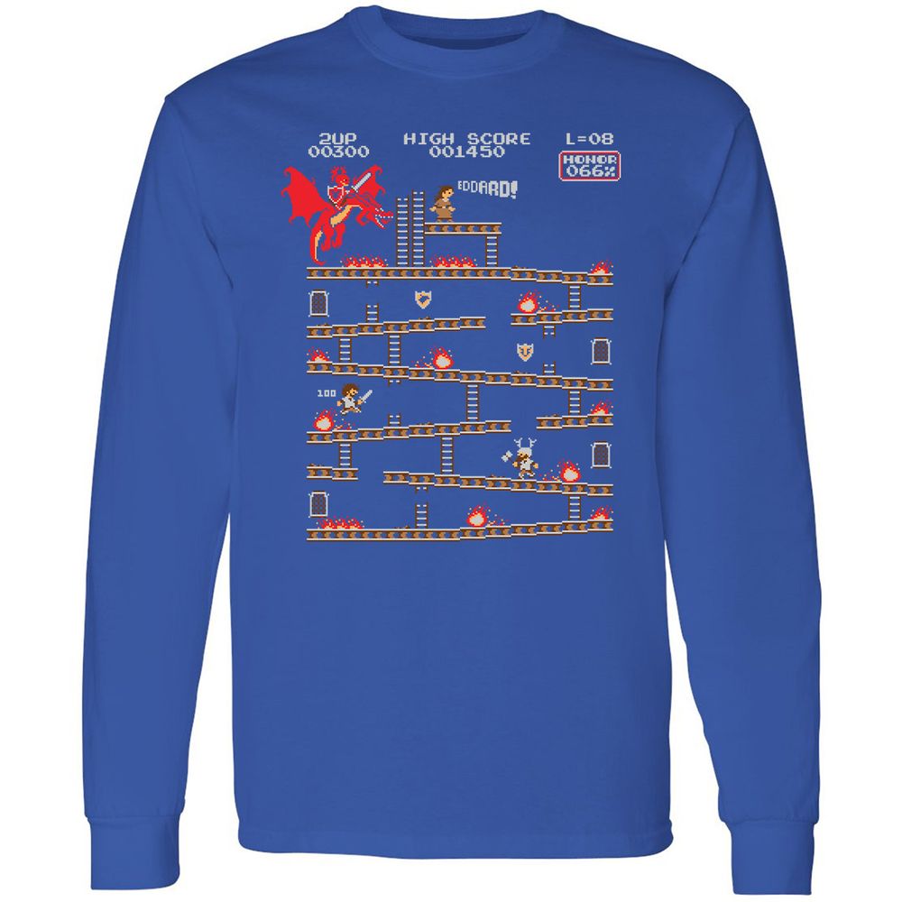 Long Sleeve T-Shirt - 3UL1MVSC - Royal - 8