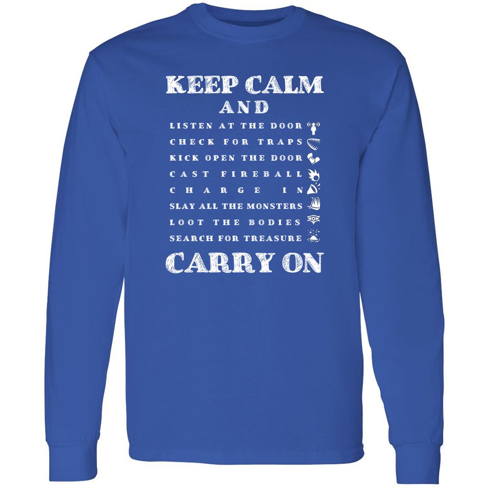 Long Sleeve T-Shirt - 2HH7PA19 - Royal - 8