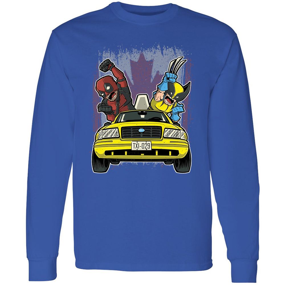 Long Sleeve T-Shirt - 985LFNUC - Royal - 8