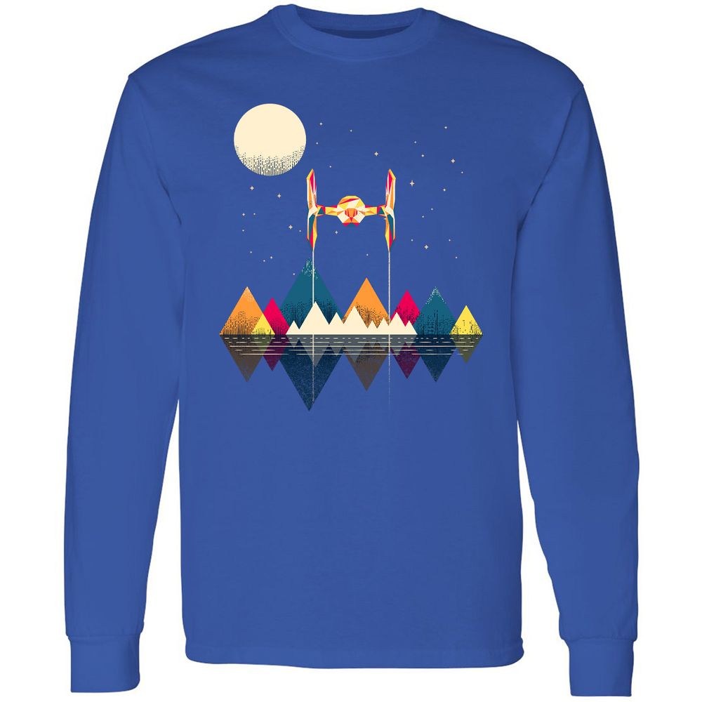 Long Sleeve T-Shirt - WAVXFJ4K - Royal - 8