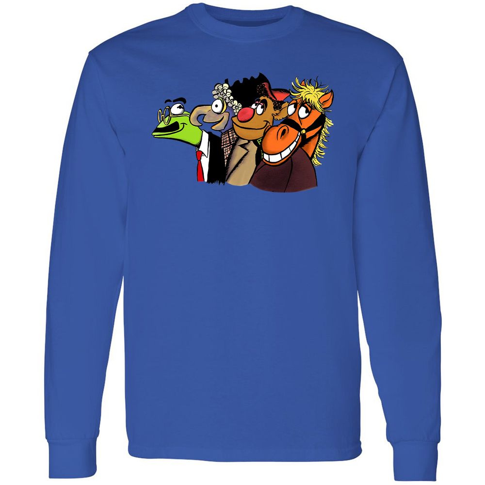 Long Sleeve T-Shirt - 1NZPXSAK - Royal - 8