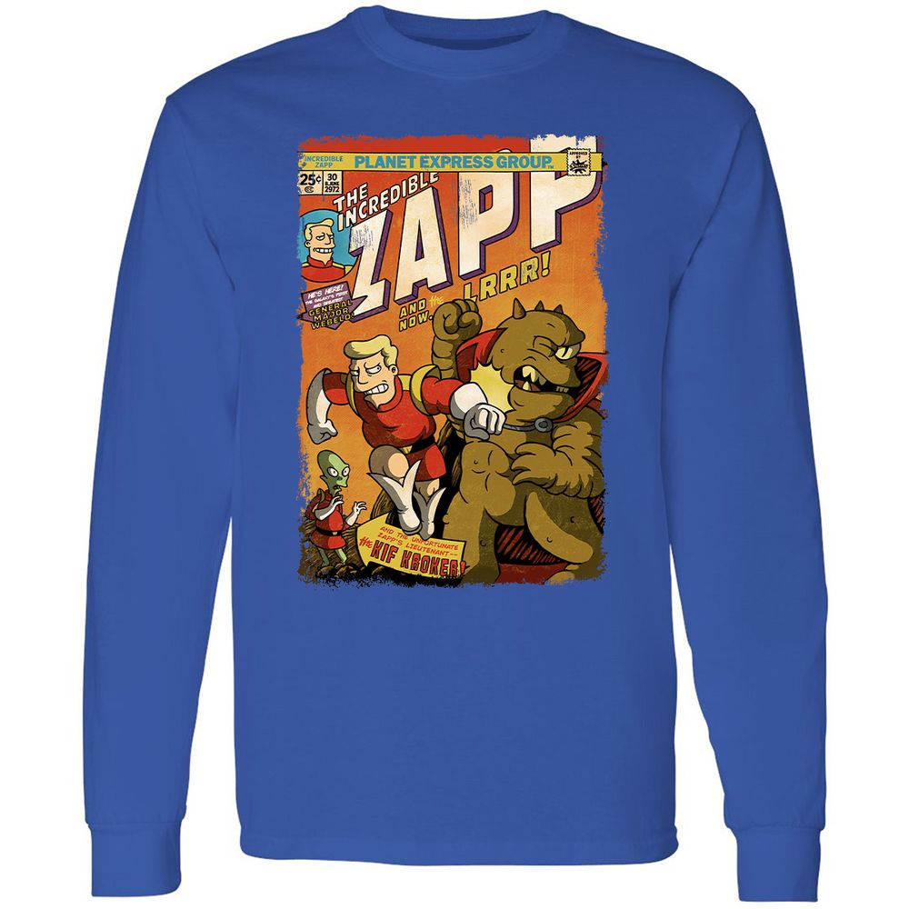 Long Sleeve T-Shirt - YUZULA7R - Royal - 8