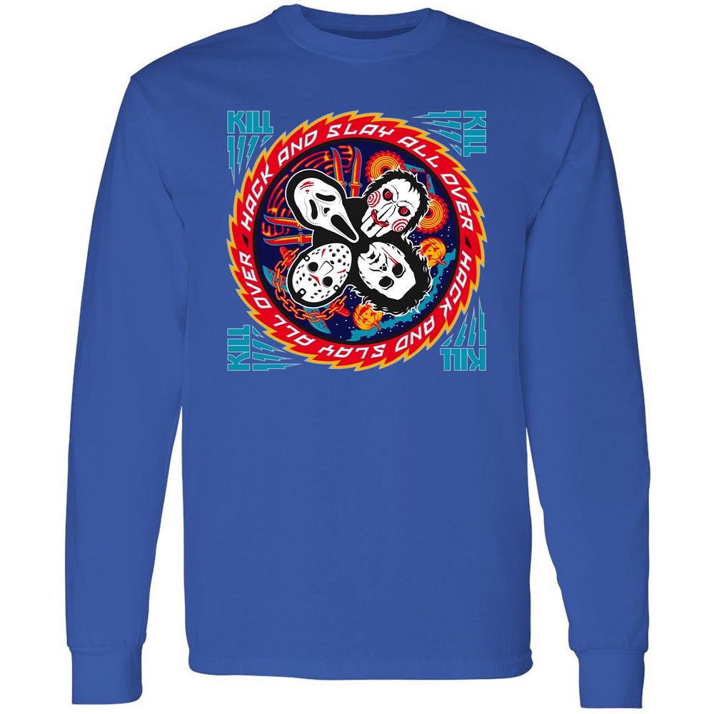 Long Sleeve T-Shirt - FV3K6WYZ - Royal - 8