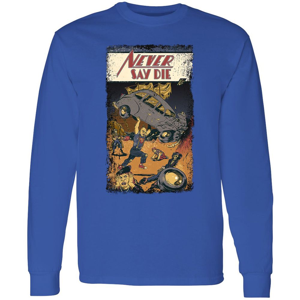 Long Sleeve T-Shirt - SA41AZAH - Royal - 8