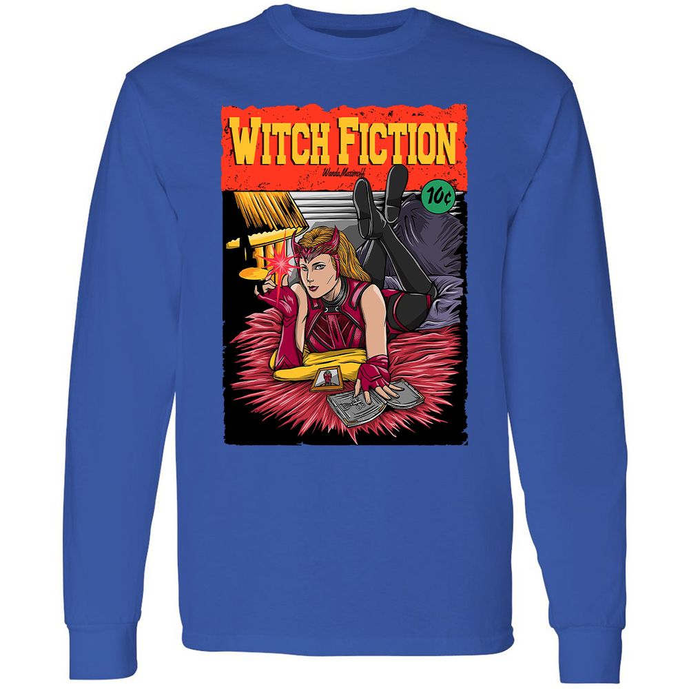 Long Sleeve T-Shirt - 7C43HHSK - Royal - 8