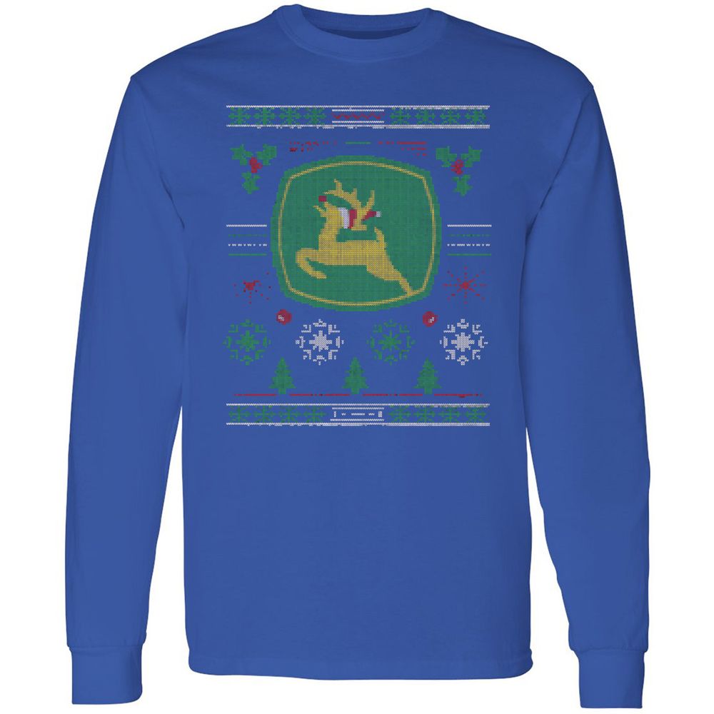 Long Sleeve T-Shirt - YFCPXATQ - Royal - 8