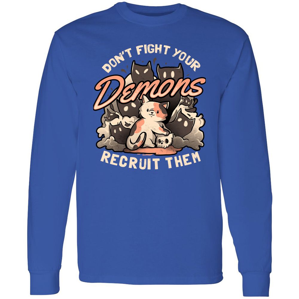 Long Sleeve T-Shirt - CJQBHRT6 - Royal - 8