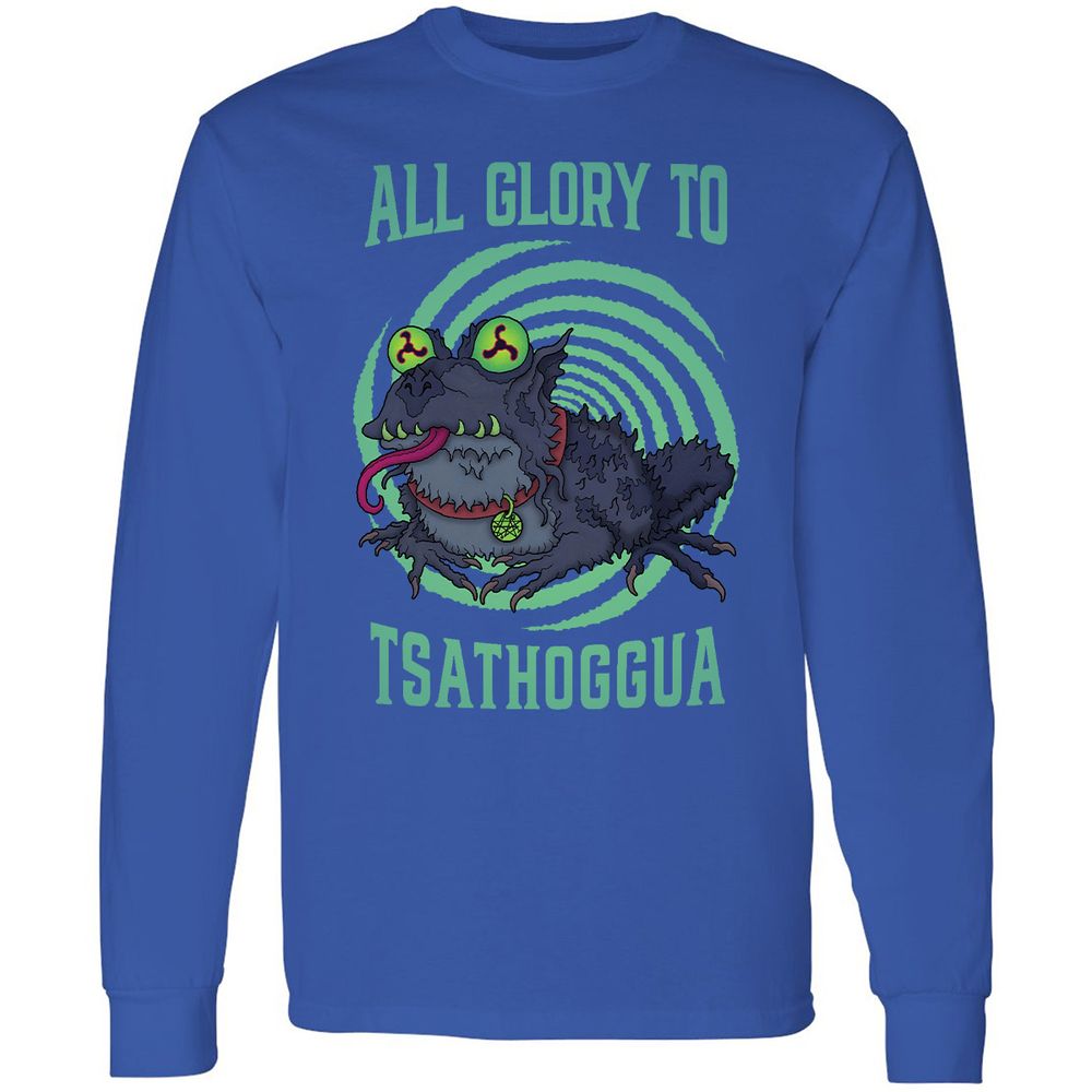 Long Sleeve T-Shirt - QCMKMJSY - Royal - 8