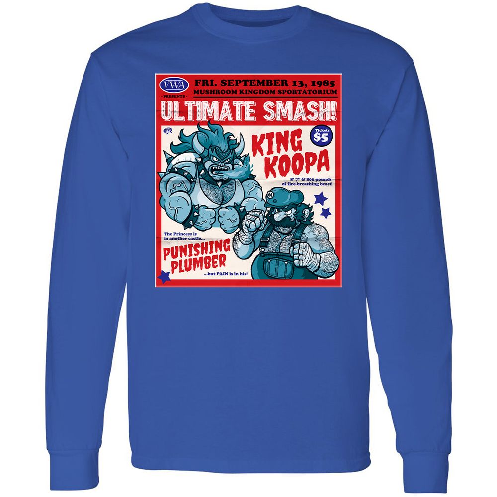 Long Sleeve T-Shirt - NQQ6E1VA - Royal - 8