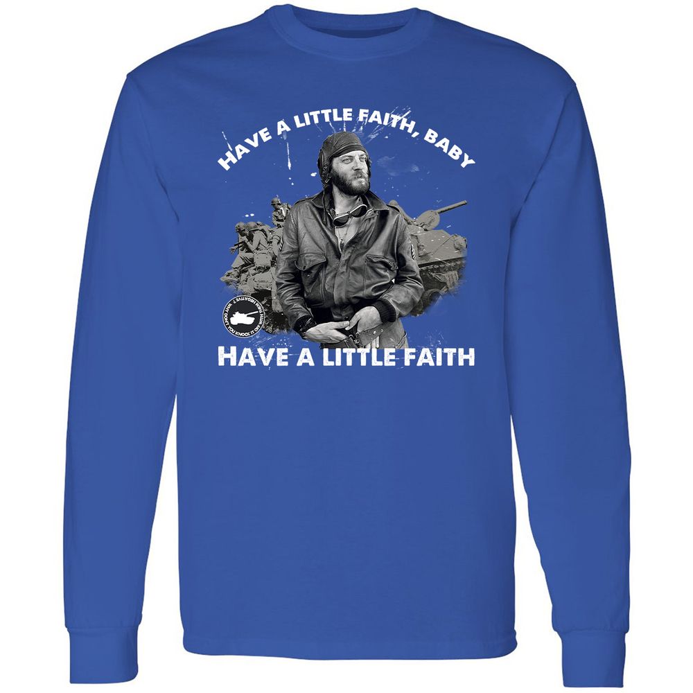 Long Sleeve T-Shirt - 6BK12YZC - Royal - 8