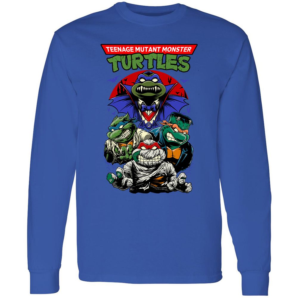 Long Sleeve T-Shirt - N9V5LSQU - Royal - 8