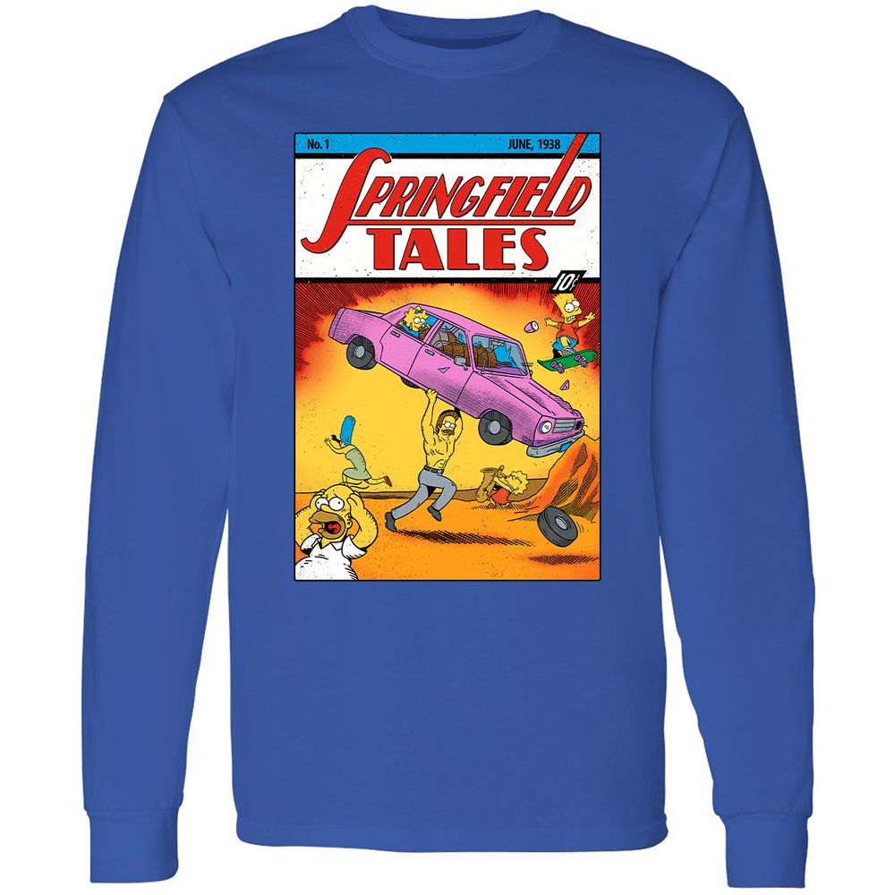Long Sleeve T-Shirt - 9NH8ACWQ - Royal - 8