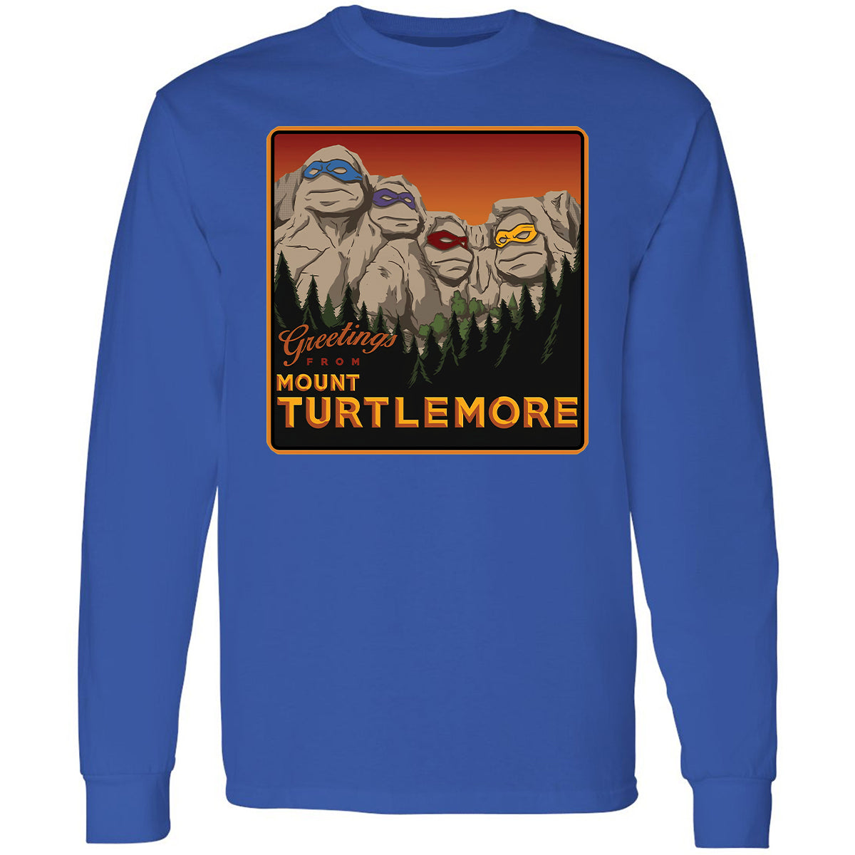 Long Sleeve T-Shirt - E1XU2MHK - Royal - 8