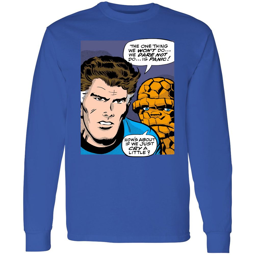 Long Sleeve T-Shirt - G1FV5QY9 - Royal - 8