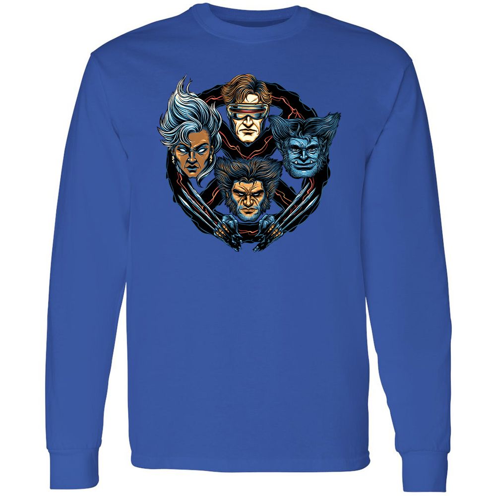 Long Sleeve T-Shirt - F3CBHWG2 - Royal - 8