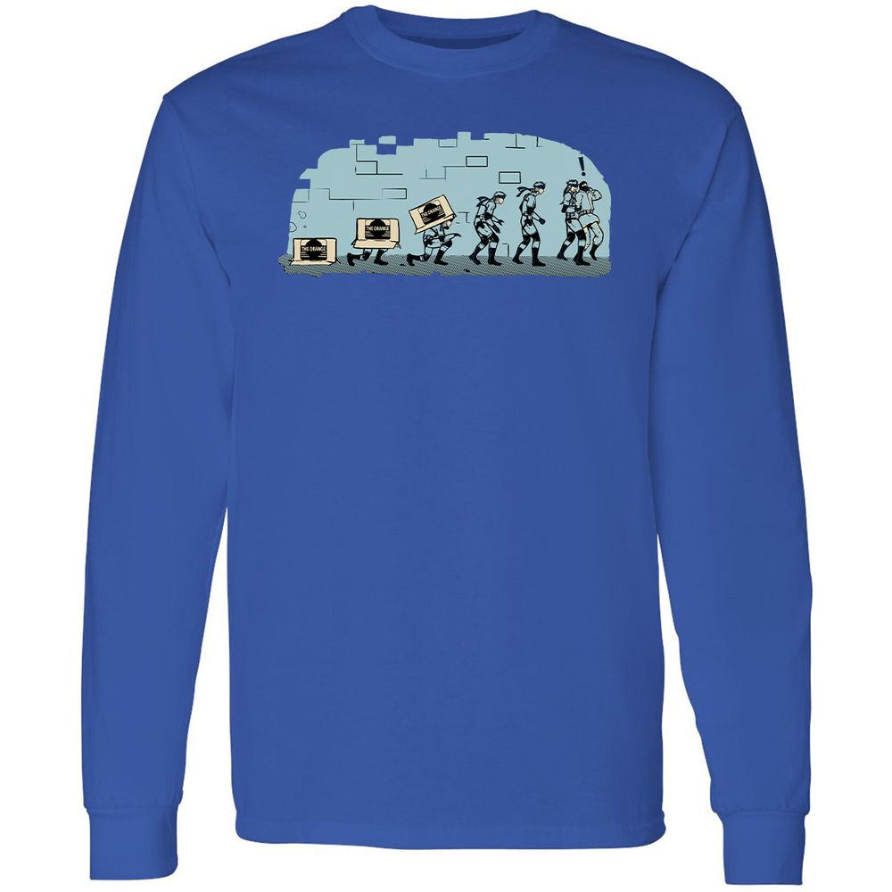 Long Sleeve T-Shirt - QNMARLS7 - Royal - 8