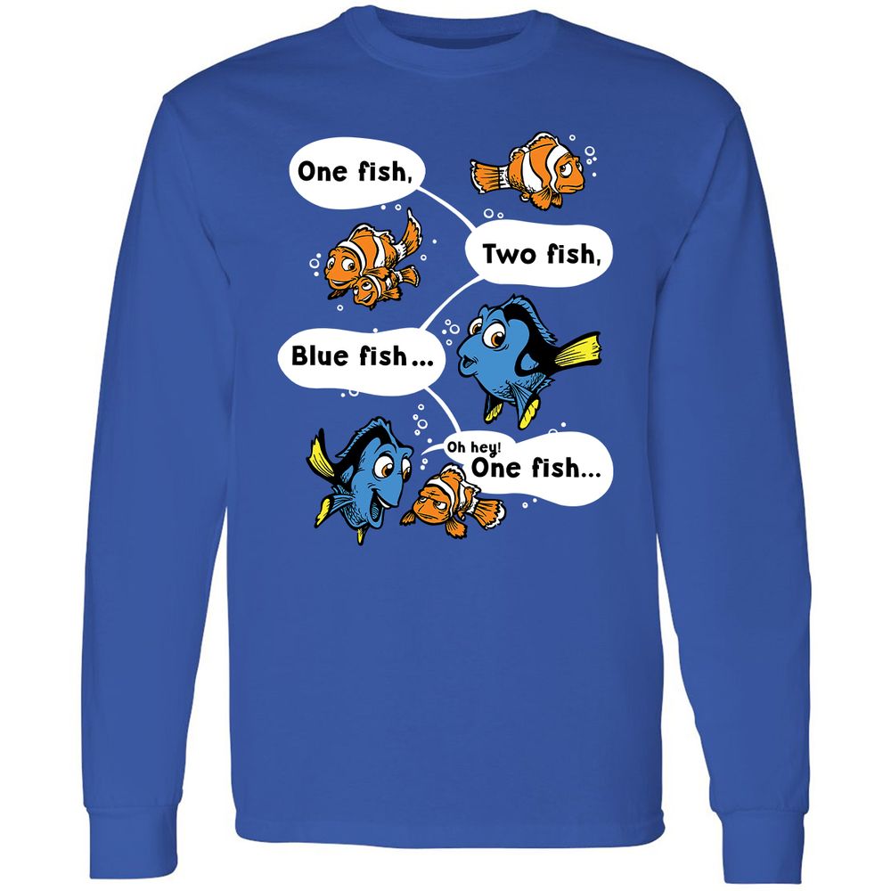 Long Sleeve T-Shirt - APFYGVFB - Royal - 8