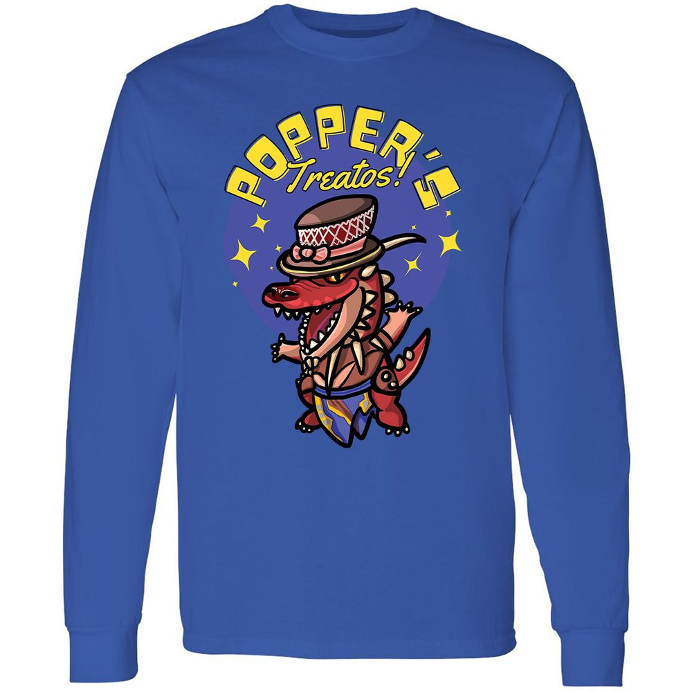 Long Sleeve T-Shirt - 1XBV6BM4 - Royal - 8