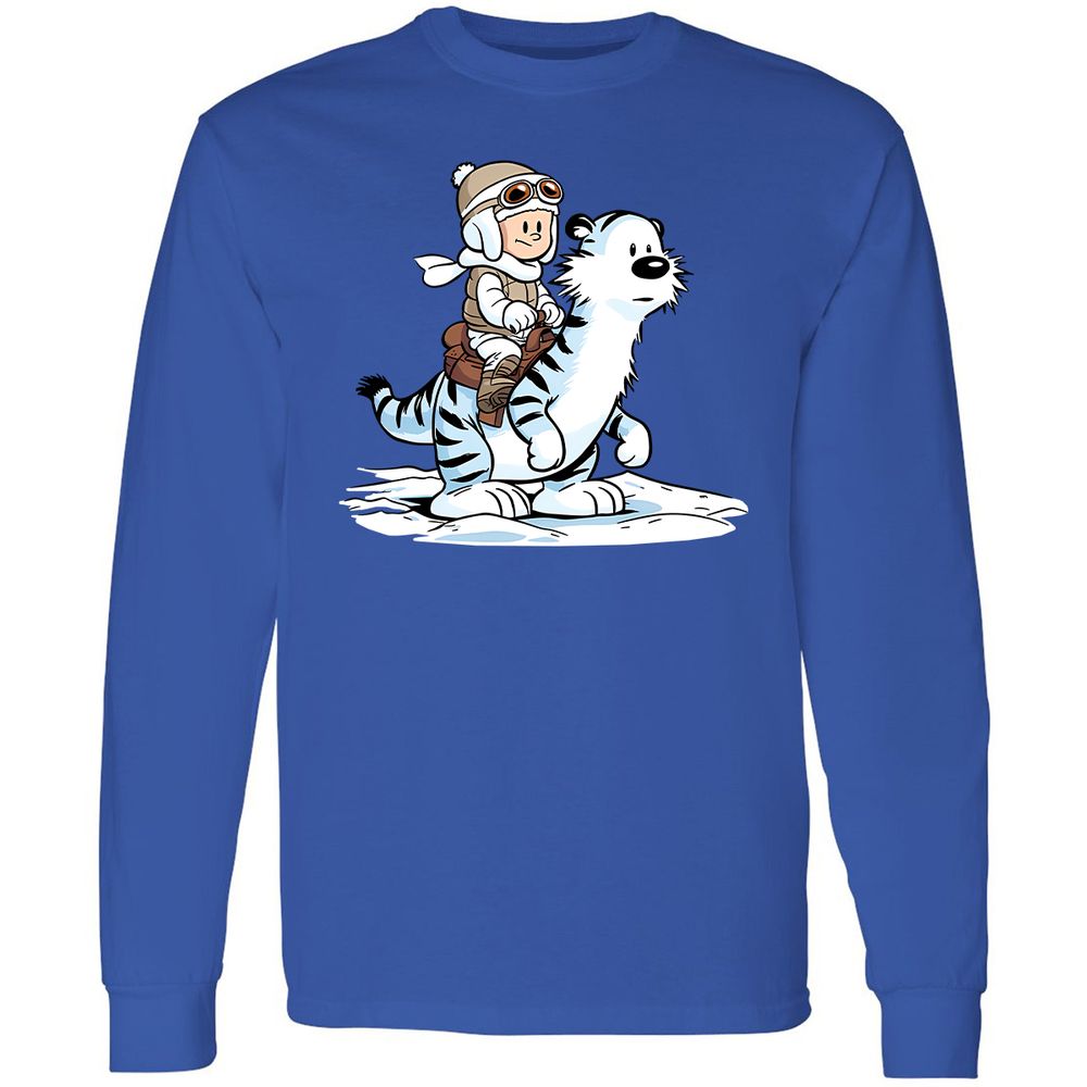 Long Sleeve T-Shirt - 4EJU4KV9 - Royal - 8