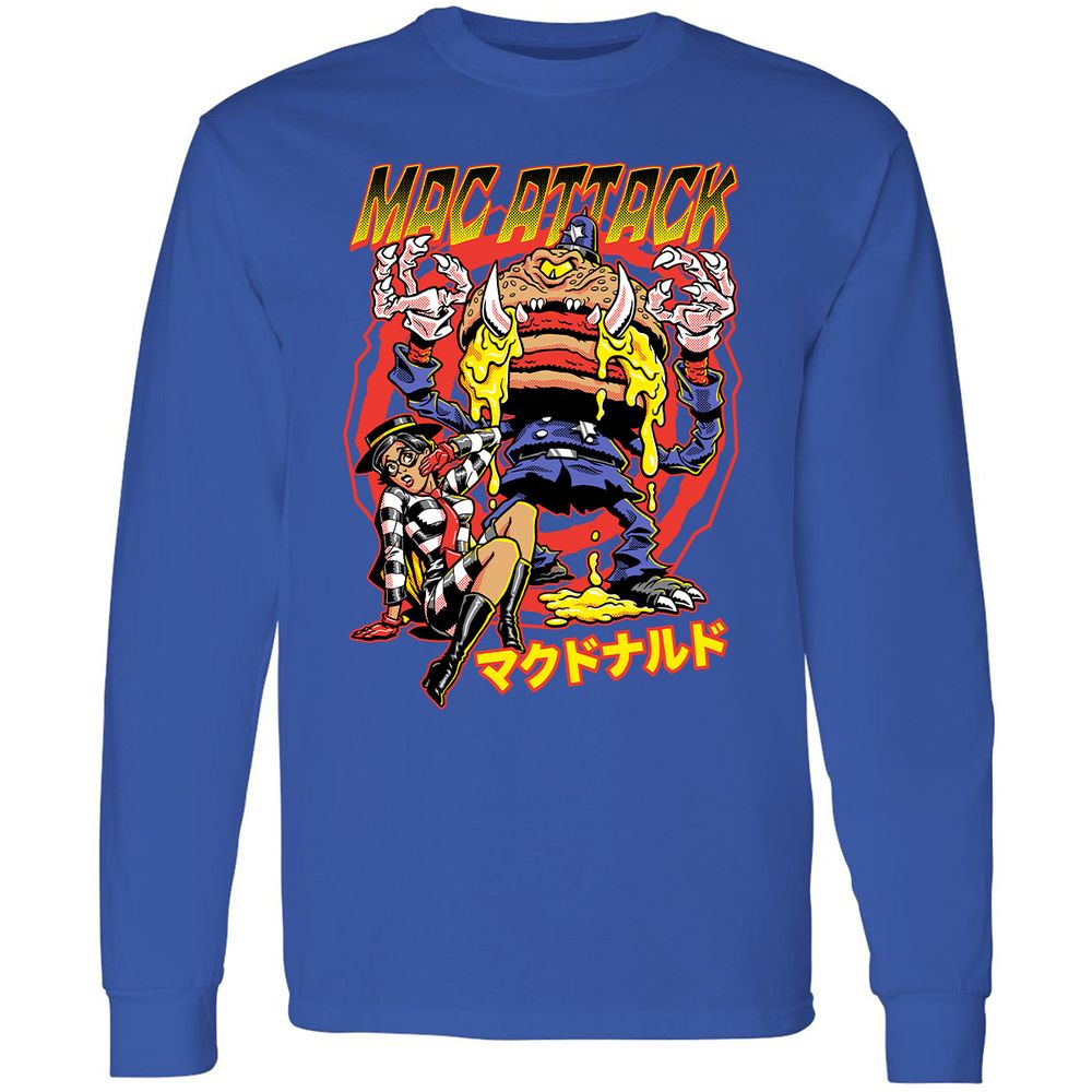 Long Sleeve T-Shirt - GWKB8QW8 - Royal - 8