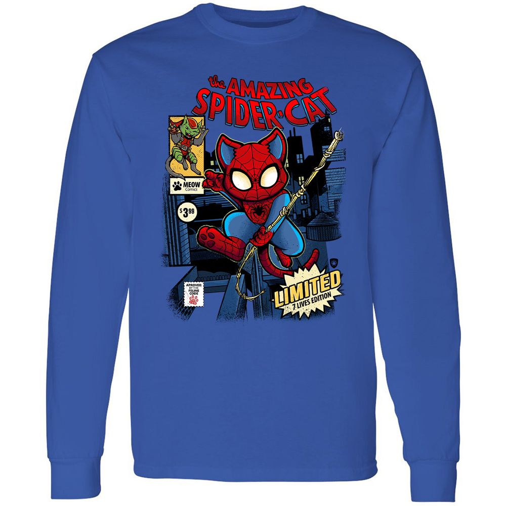 Long Sleeve T-Shirt - YYQ8ZT52 - Royal - 8