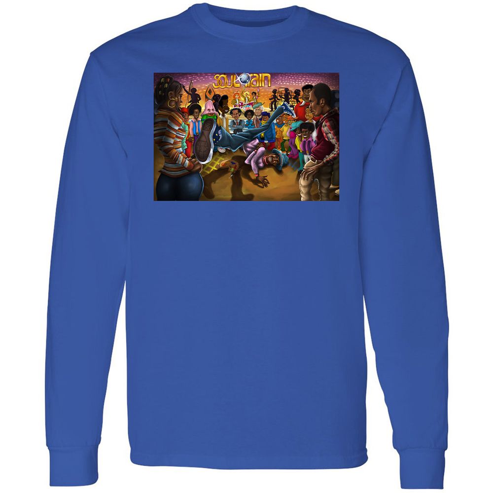 Long Sleeve T-Shirt - PEQCUYD5 - Royal - 8