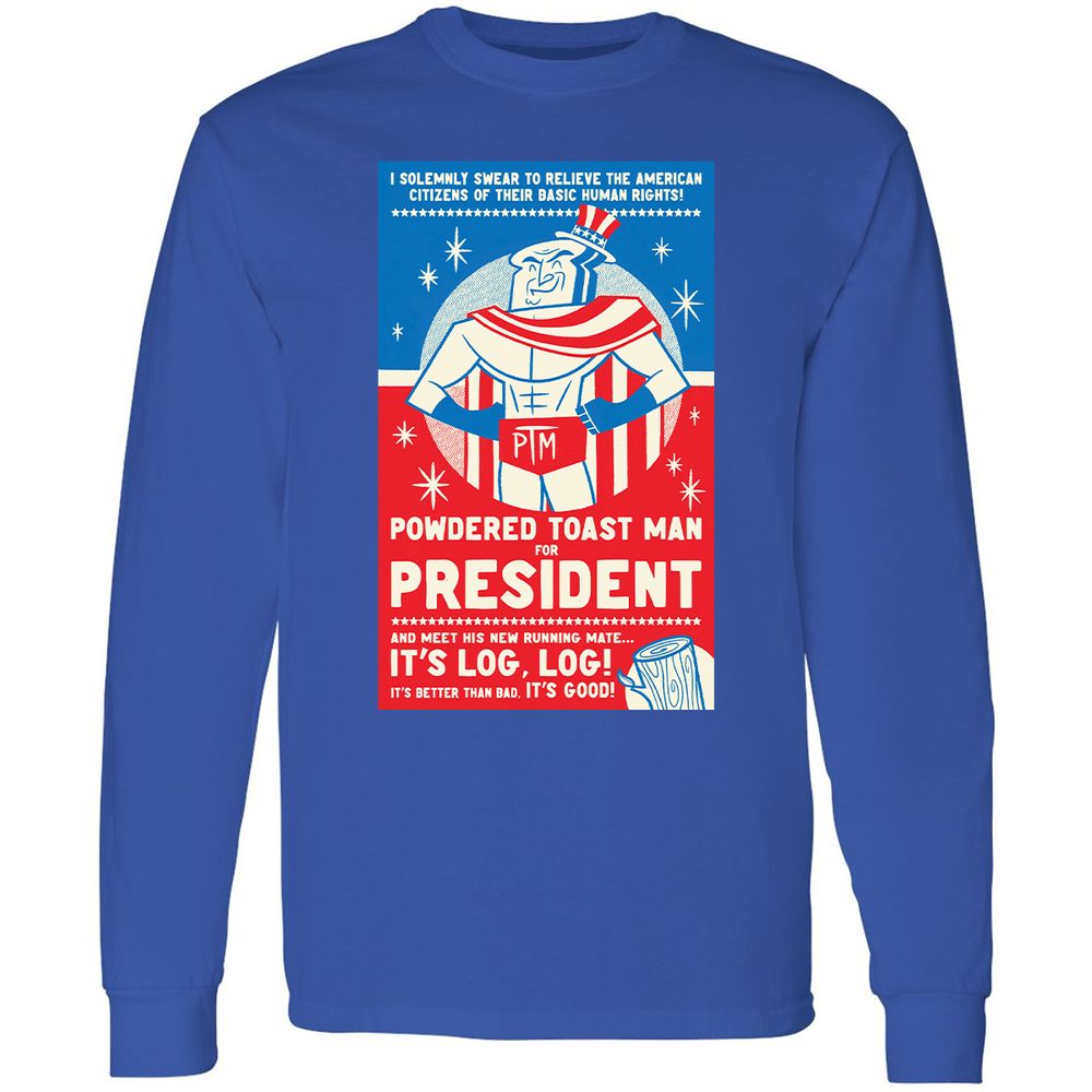 Long Sleeve T-Shirt - C5U9NM27 - Royal - 8