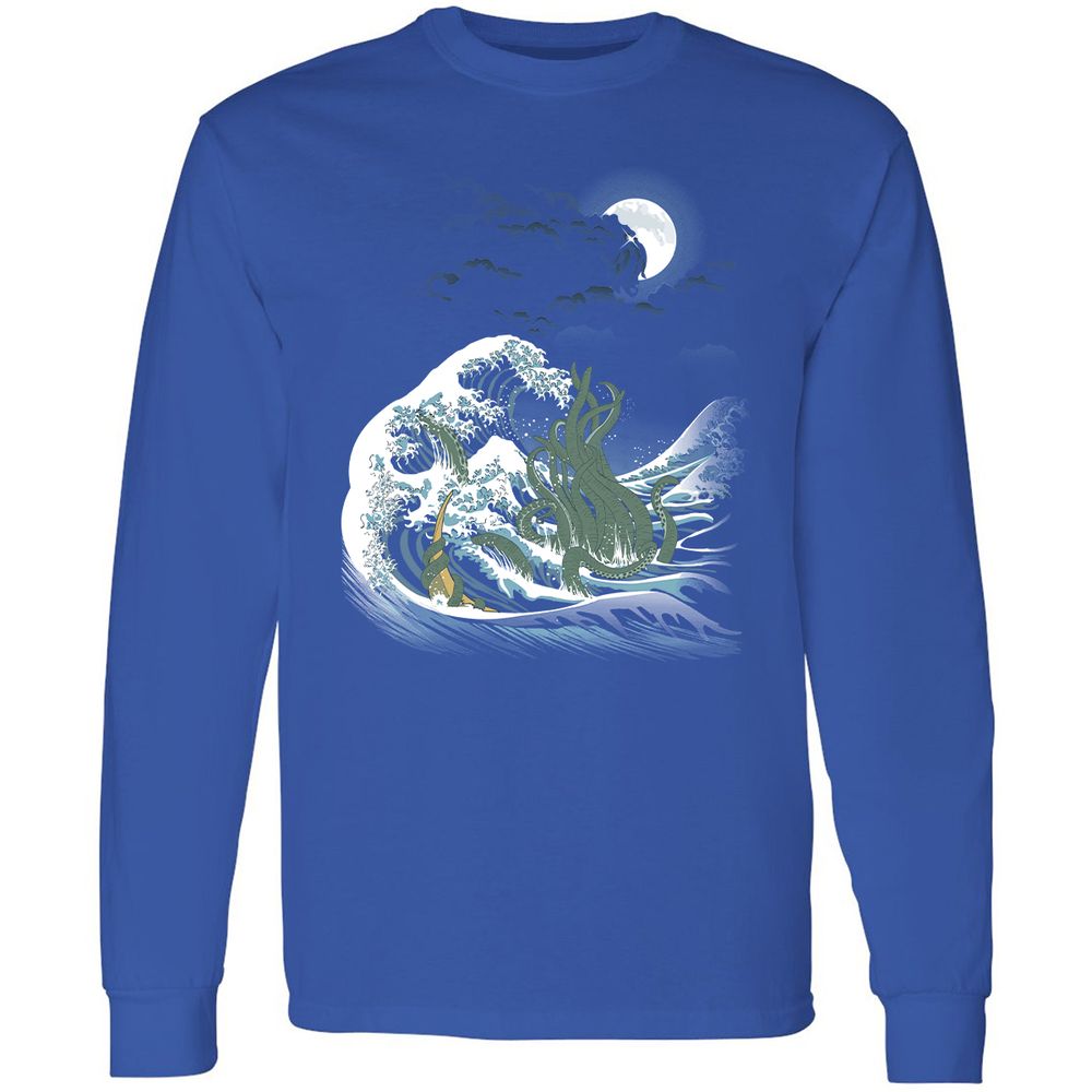 Long Sleeve T-Shirt - V4DF5ETL - Royal - 8