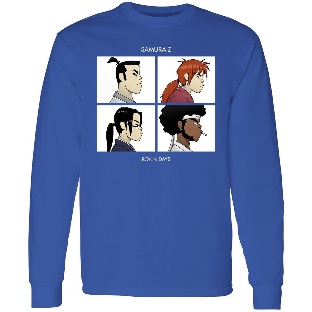 Long Sleeve T-Shirt - 9UGWZFBF - Royal - 8